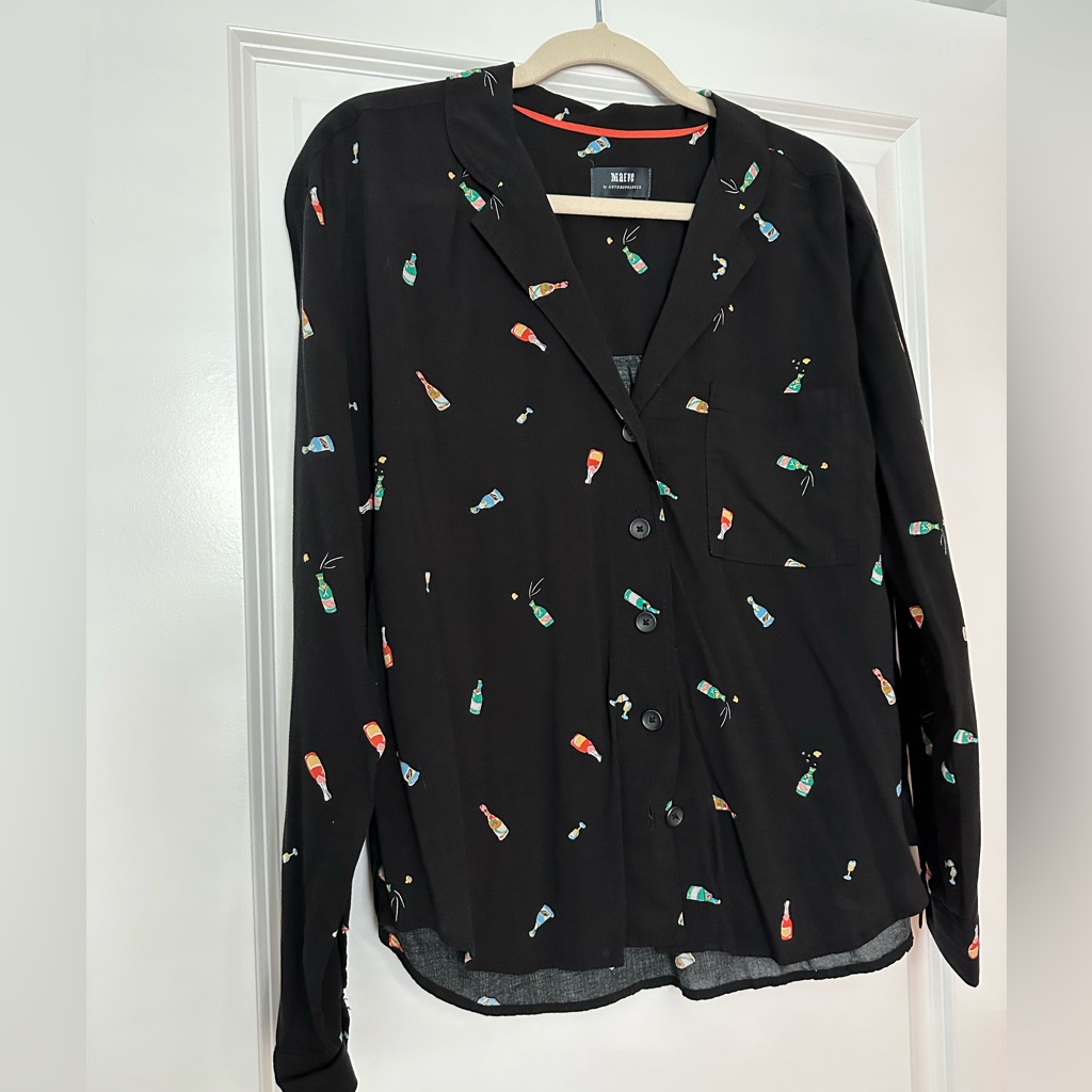 Anthropologie Button Down Blouse